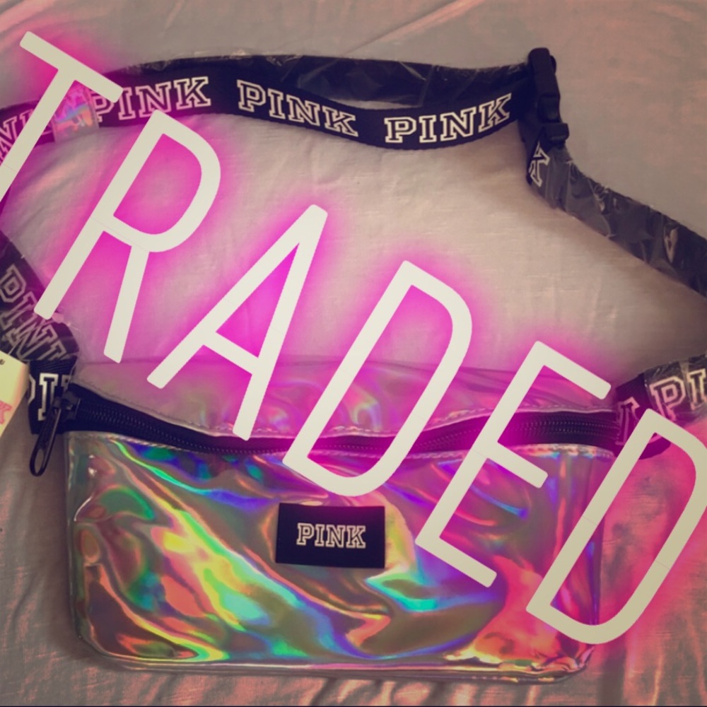 VS PINK Holographic Fanny Pack